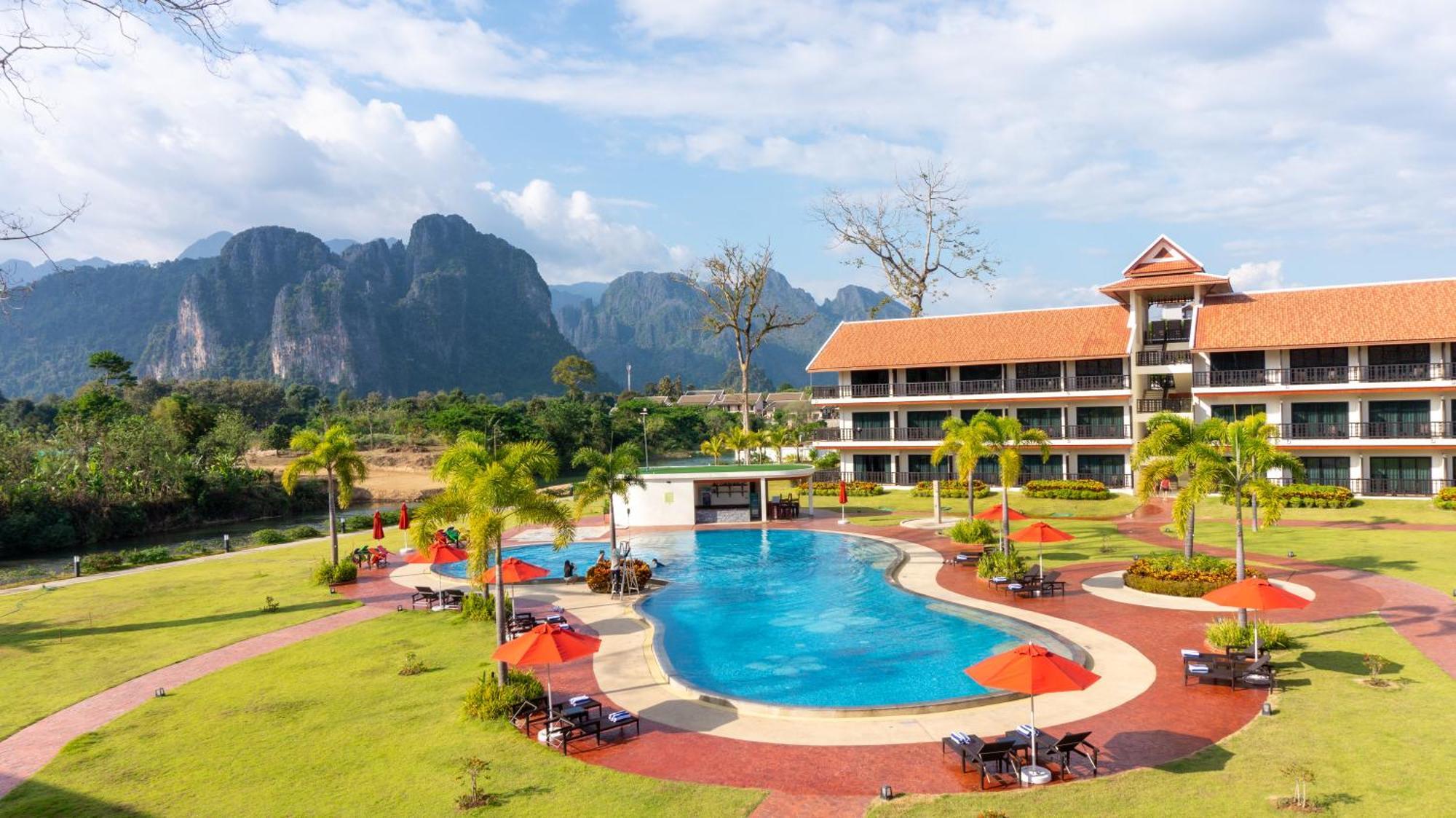 Tmark Resort Vangvieng Ванг-Виенг Экстерьер фото